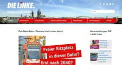 Desktop Screenshot of die-linke-koeln.de
